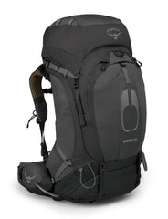 Osprey Atmos AG 65L front view with ergonomic back support for comfortable carrying