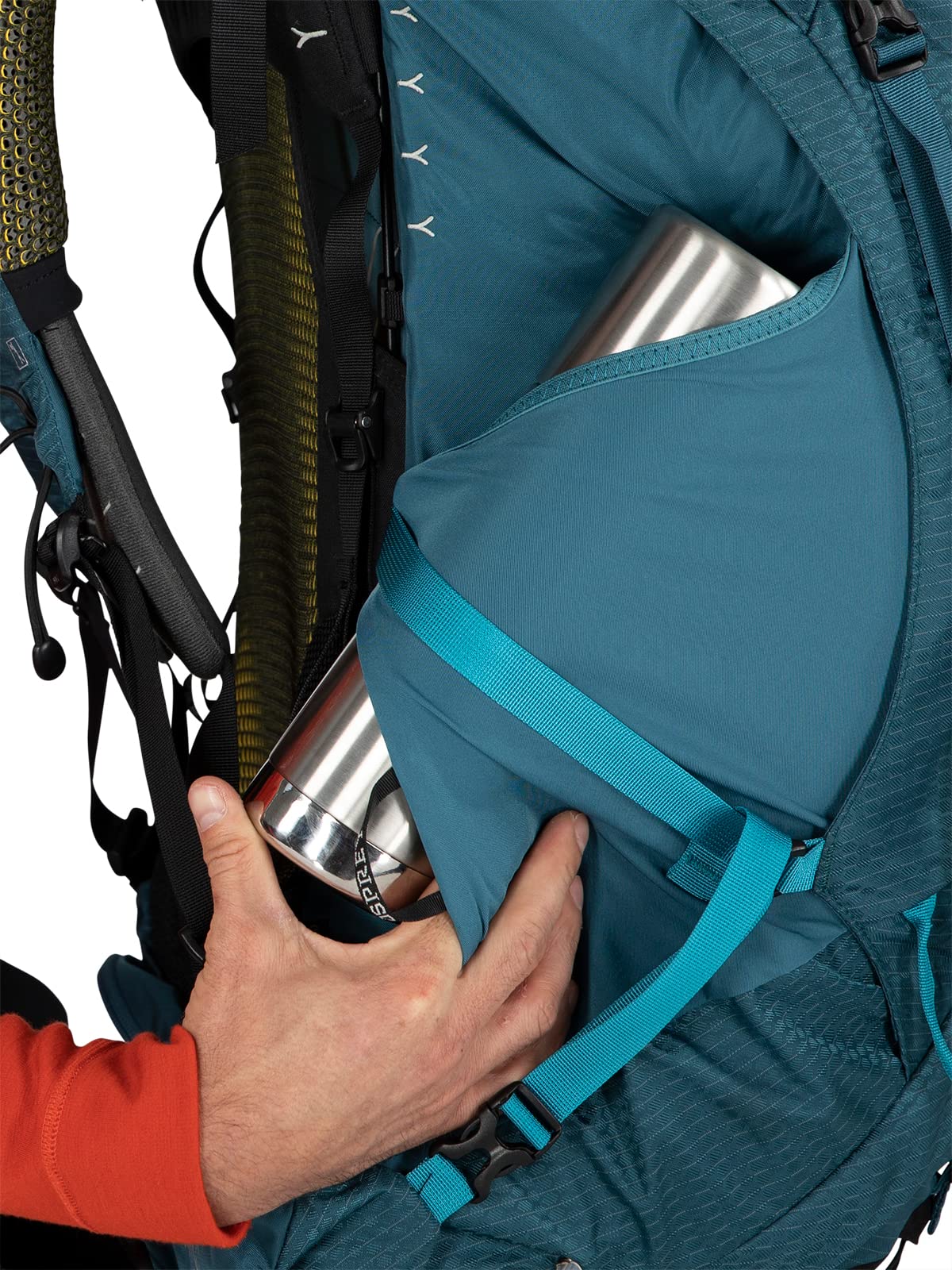 Osprey Atmos AG 65L recycled fabrics reduce environmental impact