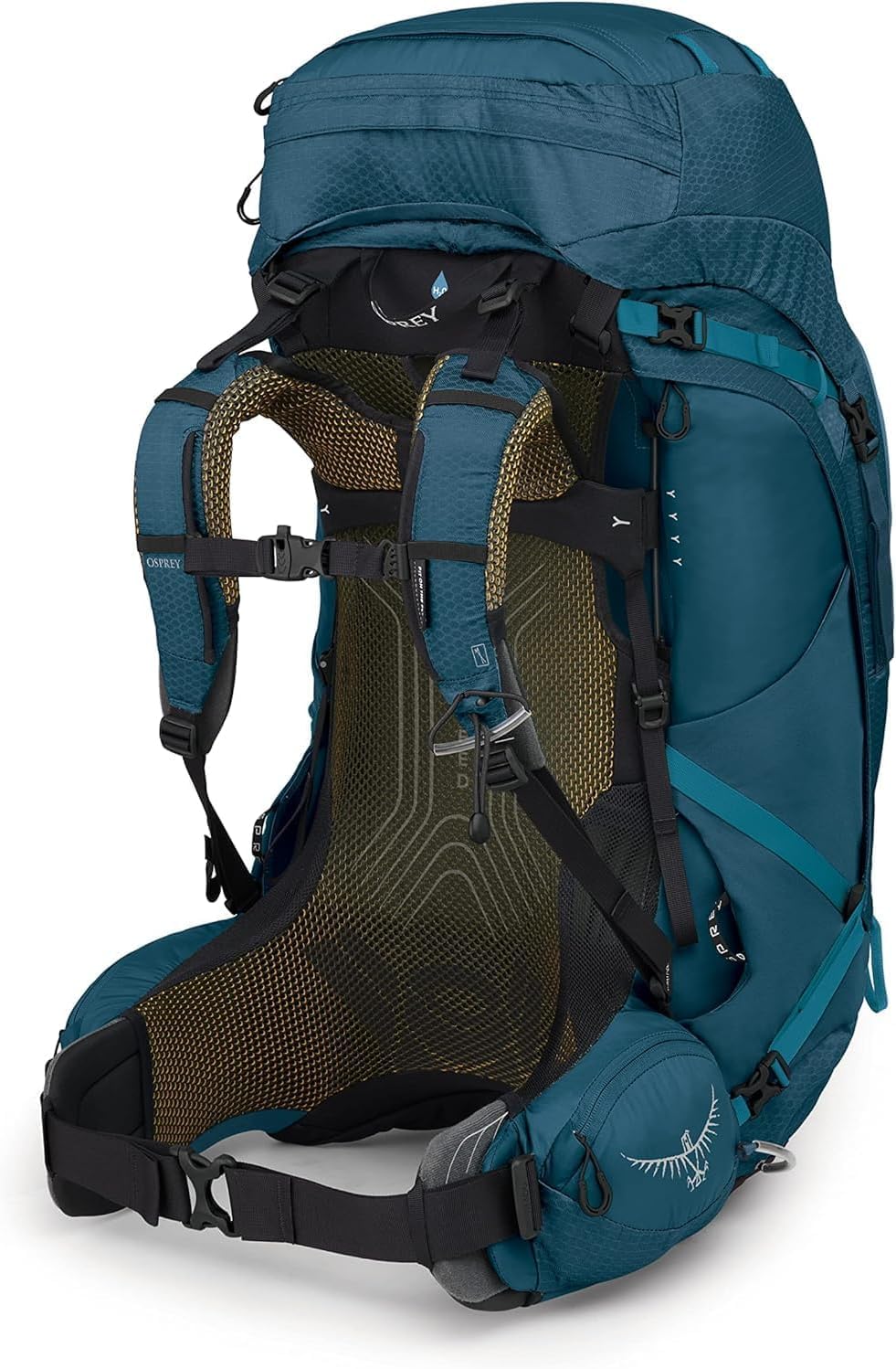 Osprey Atmos AG 65L removable divider enhances sleep-system organization