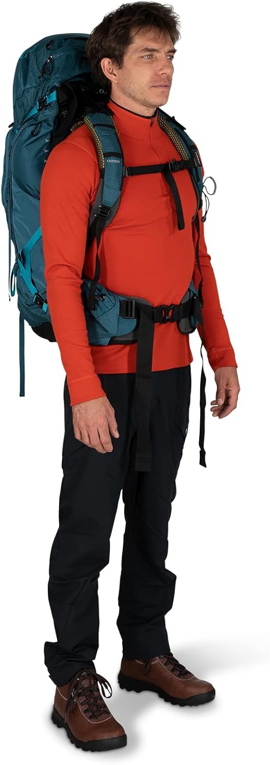 Osprey Atmos AG 65L sleeping bag compartment keeps sleep essentials secure