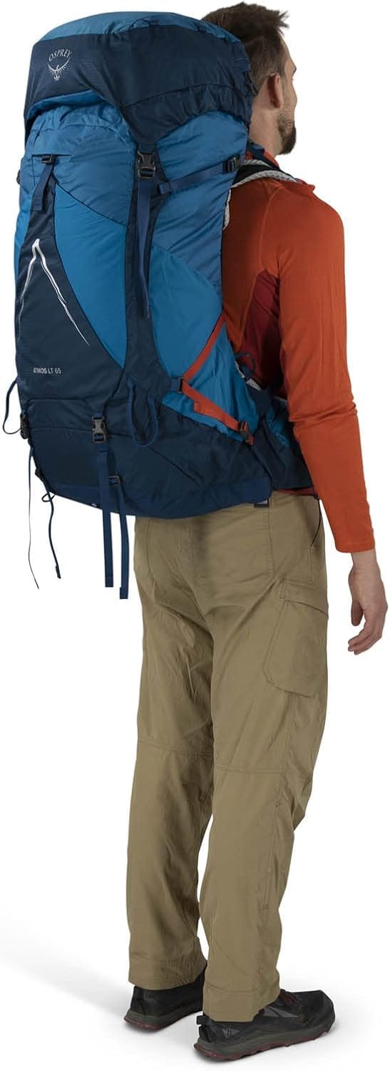 Osprey Atmos AG LT 65L floating top lid for quick access and added organization