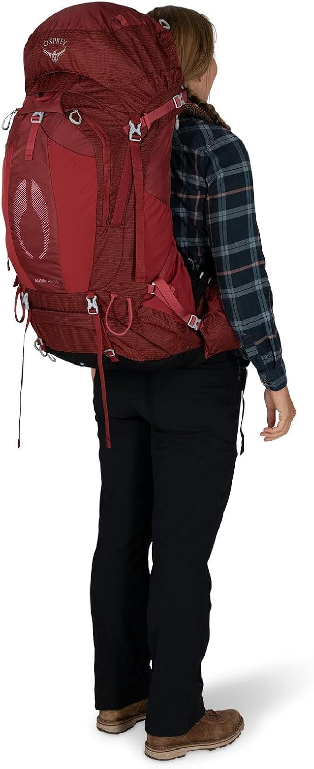 Osprey Aura AG 65L bluesign-certified recycled fabrics construction