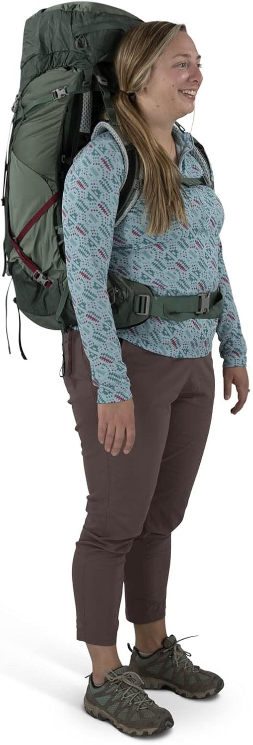Osprey Aura AG LT 50 dimensions and weight for packing planning on trips.