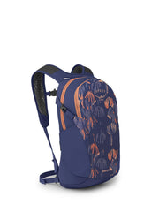 Osprey Daylite commuter backpack in Wild Blossom Print ready for daily city adventures.