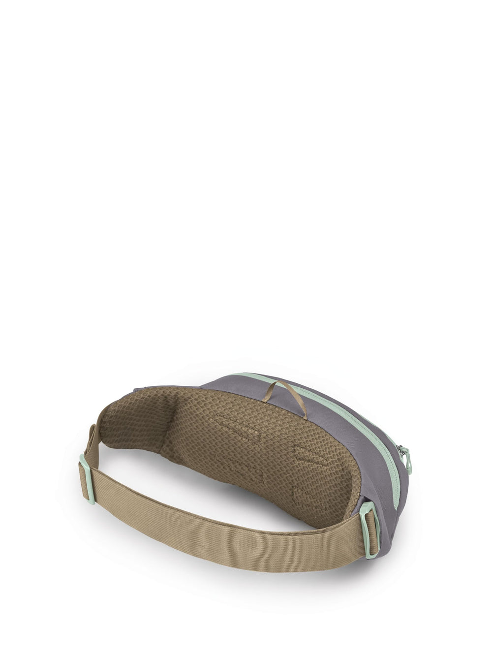 Osprey Daylite Waist Pack Latte Brown front pocket for secure daily carry.