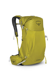 Osprey Downburst 26L front view shows breathable suspension and stable carry.