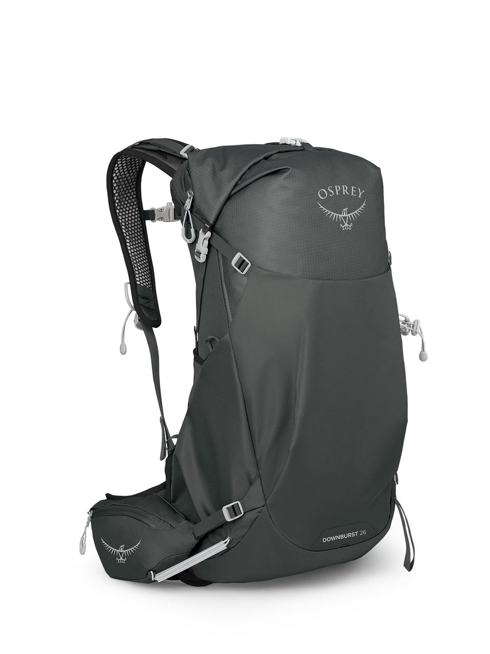 Osprey Downburst 26L hiking backpack main body protects gear on day hikes