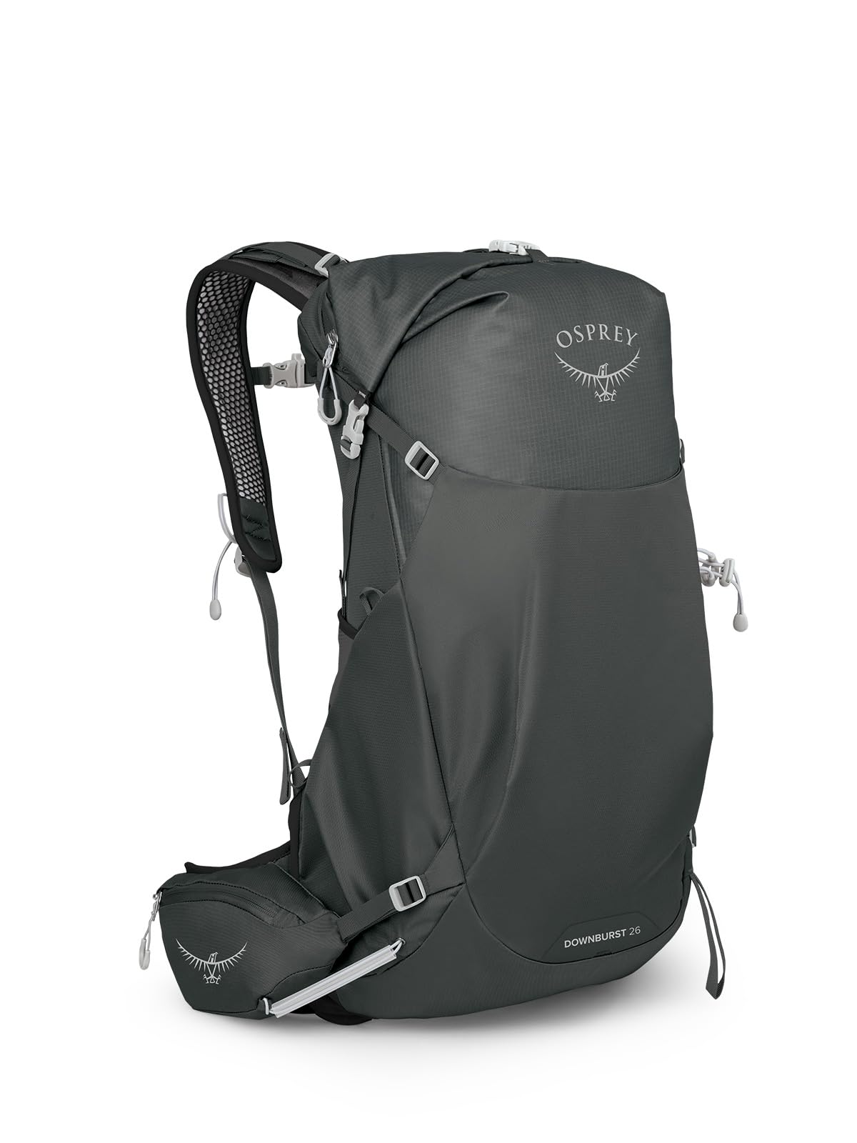 Osprey Downburst 26L hiking backpack main body protects gear on day hikes