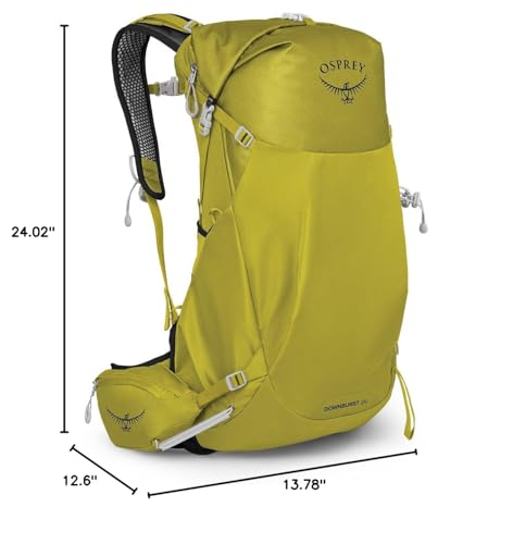 Osprey Downburst 26L quick-dry materials resist moisture.
