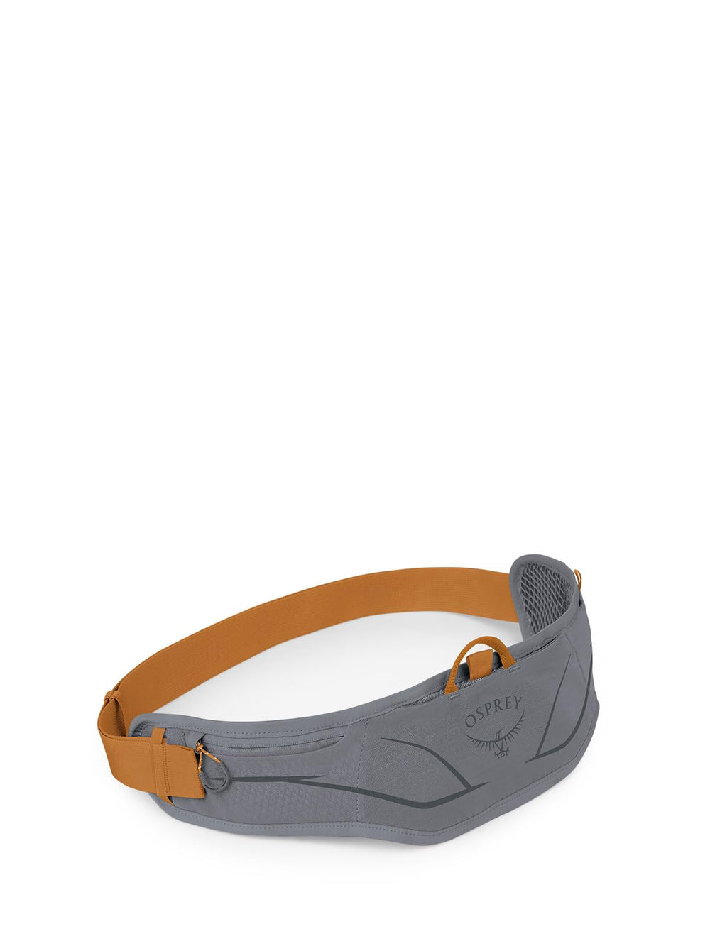 Osprey Duro Dyna LT hydration waist pack in Phantom Grey; easy hydration access on the go