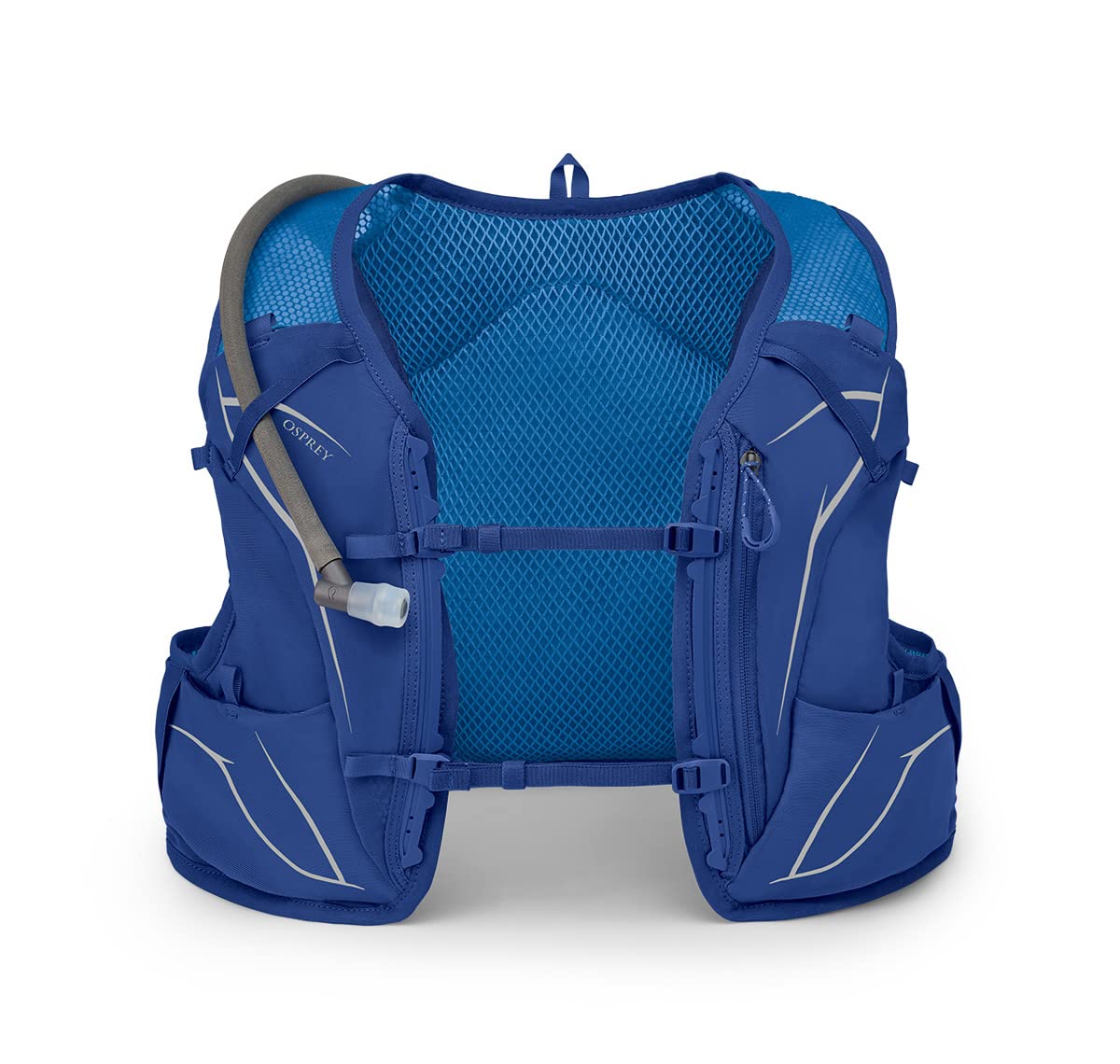 Osprey Duro Hydraulics 1.5L reservoir in sleeve, enabling easy loading and steady sips.