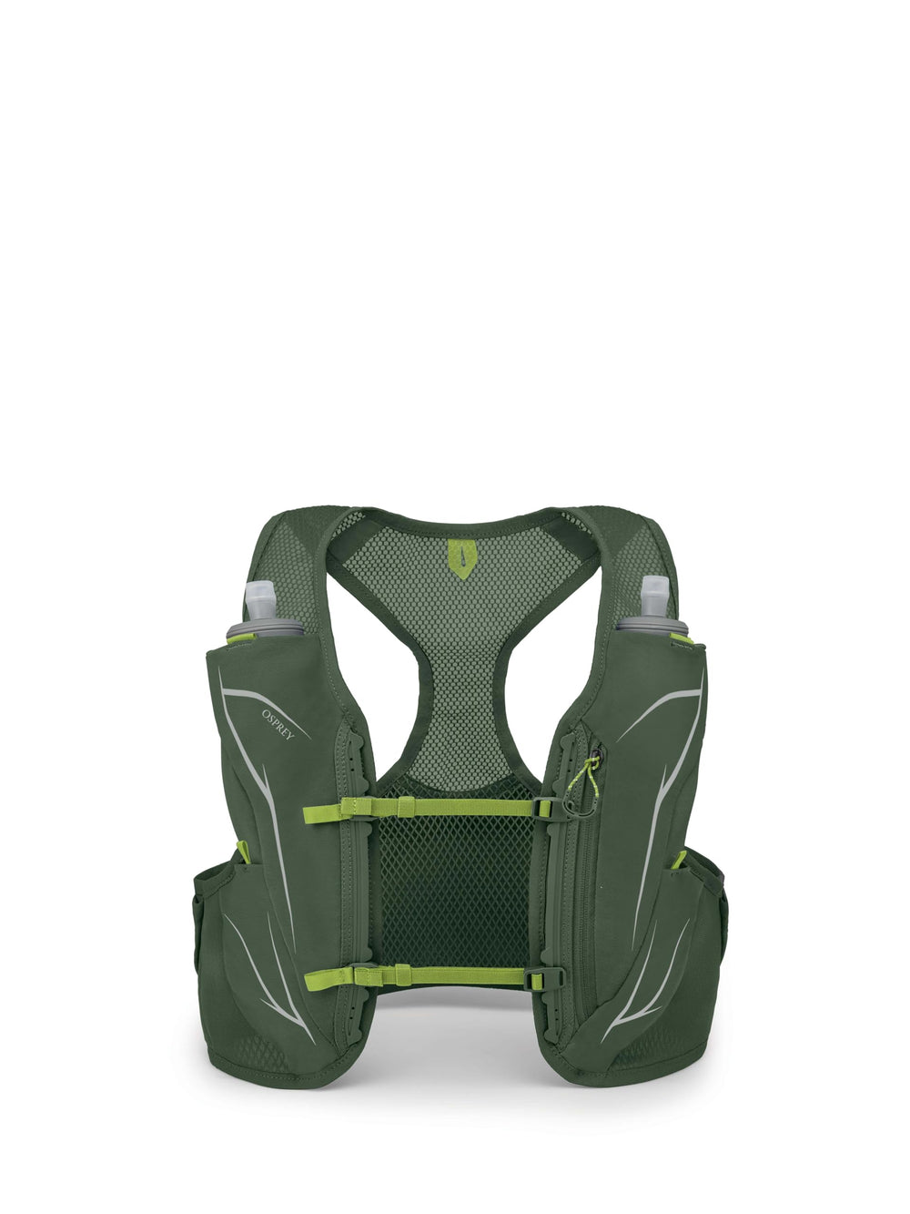 Osprey Duro LT vest adjustable chest straps for stability.