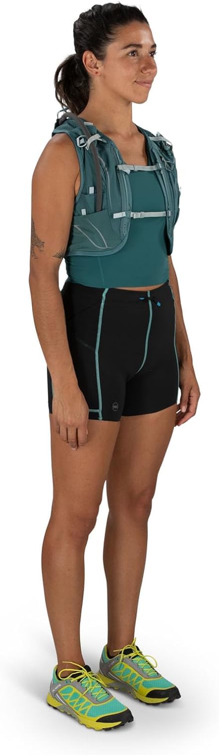 Osprey Dyna 6L side view shows compact profile and breathable mesh
