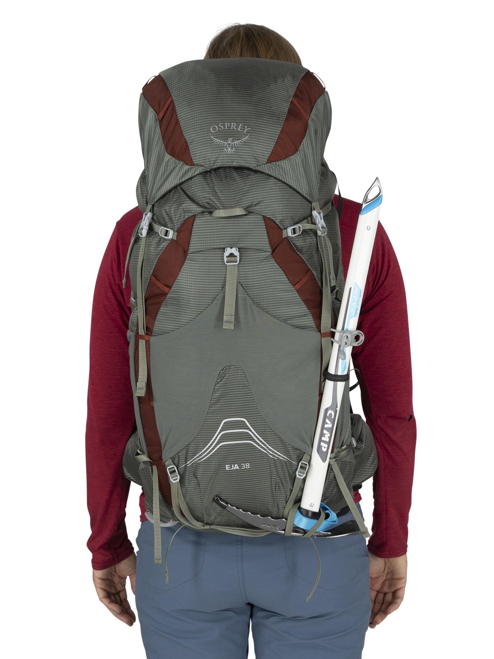 Osprey Eja 38L durable materials withstand rugged trail use