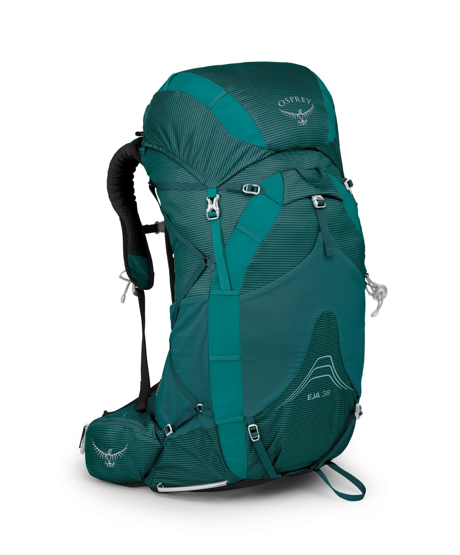 Osprey Eja 38L with hipbelt pockets for easy, on-the-go access on treks