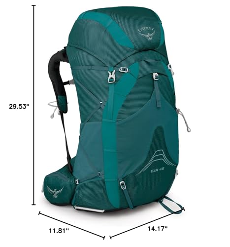 Osprey Eja 48L interior hydration sleeve keeps hydration hose tidy