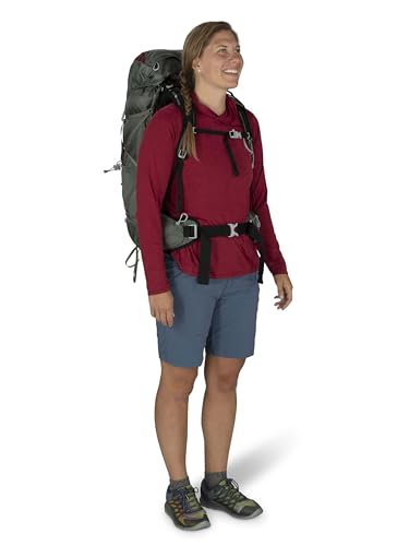 Osprey Eja 58L compact dimensions for efficient packing