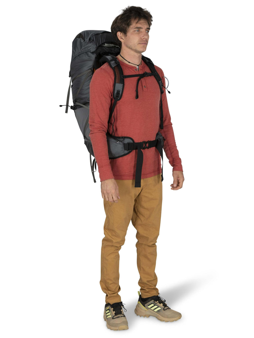 Osprey Exos 48L weight and dimensions for planning trips.