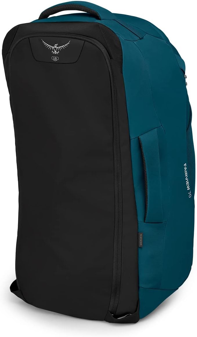 Osprey Fairview 70L external gear loops expand carry options.