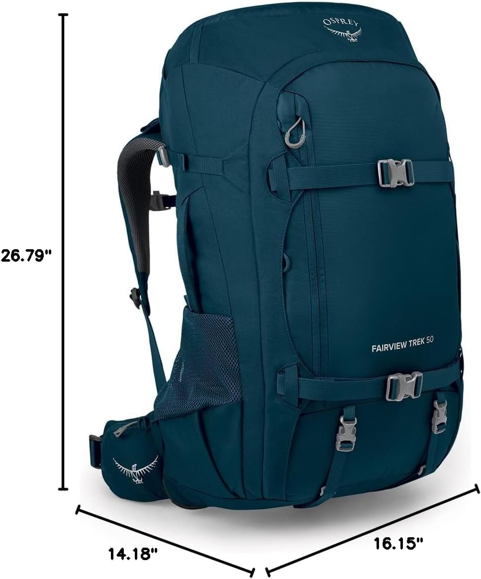 Osprey Fairview Trek 50L AirSpeed backpanel offers ventilation and comfort