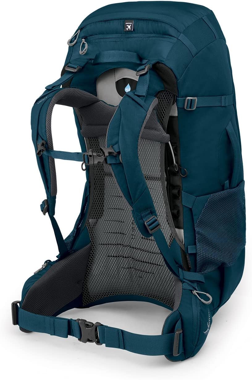 Osprey Fairview Trek 50L hydration sleeve keeps drinks accessible