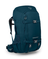 Osprey Fairview Trek 50L front view shows travel-ready organization for long trips