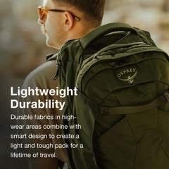 Osprey Farpoint 40L stowaway harness ready for quick deployment on diverse journeys