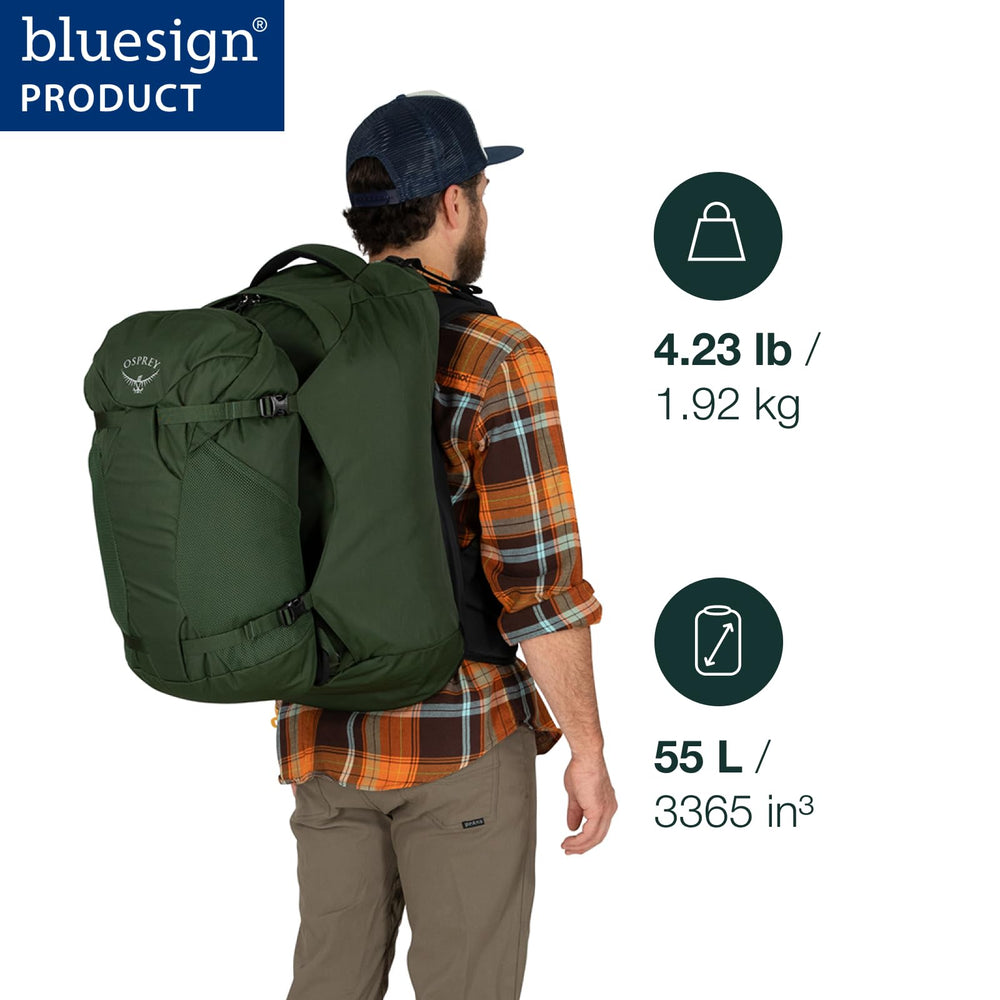 Osprey Farpoint 55L detachable daypack adds versatile day-trip storage and easy carry-on compatibility