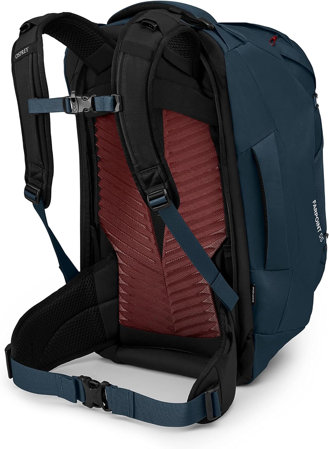 Osprey Farpoint 55L lightweight materials blend durability with reduced fatigue on journeys