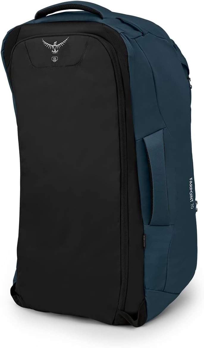 Osprey Farpoint 70L external gear loops add lightweight carry options