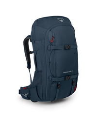 Osprey Farpoint Trek 55L front-panel opening enables quick packing during travel.
