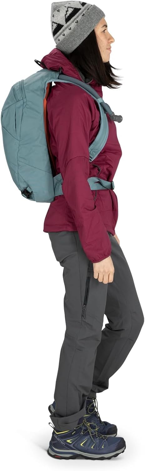 Osprey Glade 12L front pocket keeps small items within reach.