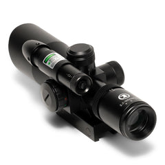 Osprey Global Mil-Dot reticle aids range estimation for precise shot planning.