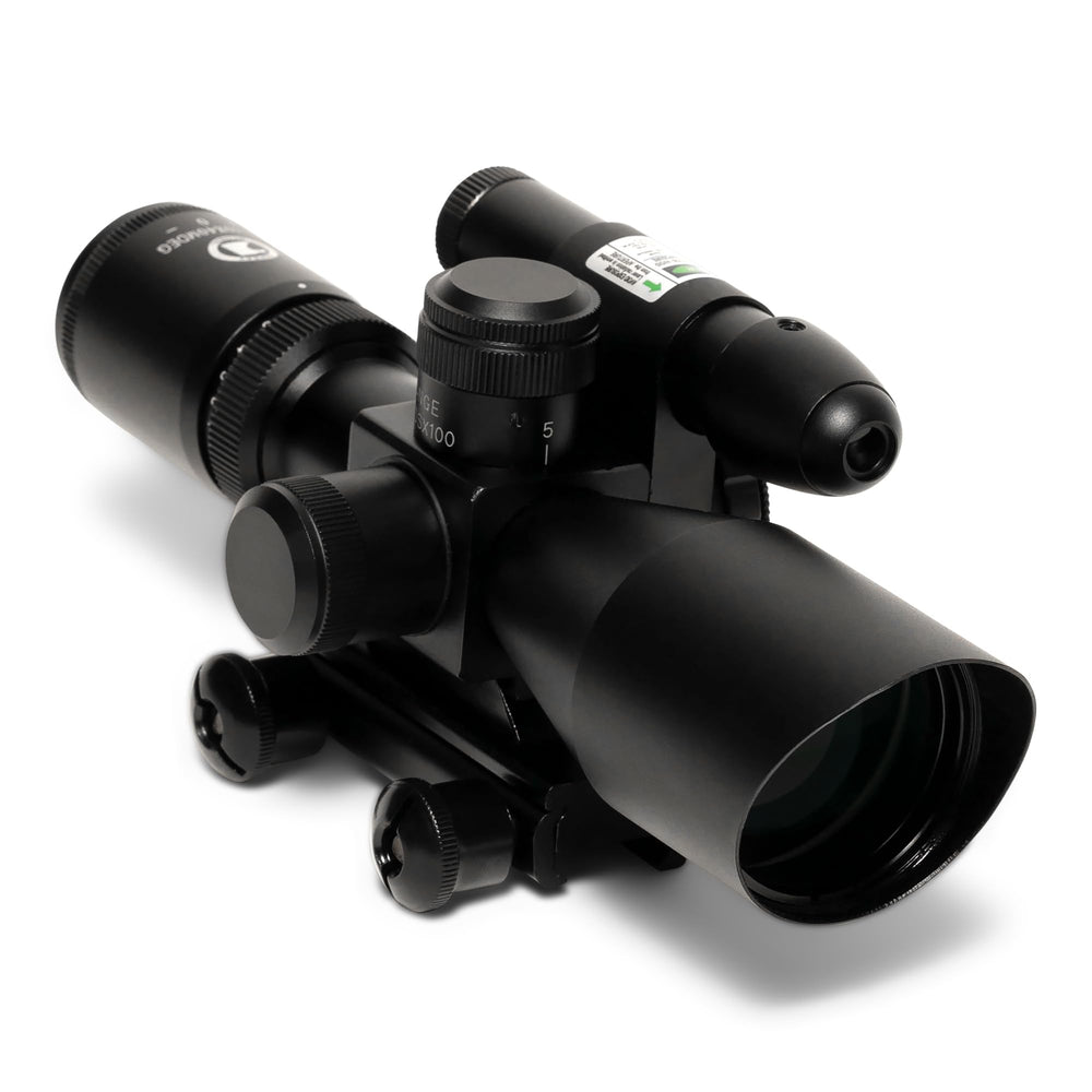 Osprey Global 2.5-10x40 objective lens yields brighter views in dawn or dusk.