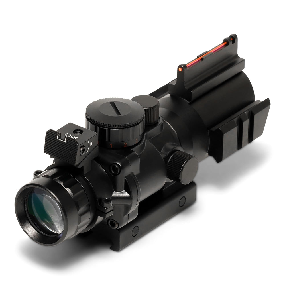 Osprey Global eye relief closeup demonstrates comfortable 3-inch eye relief for safer aiming