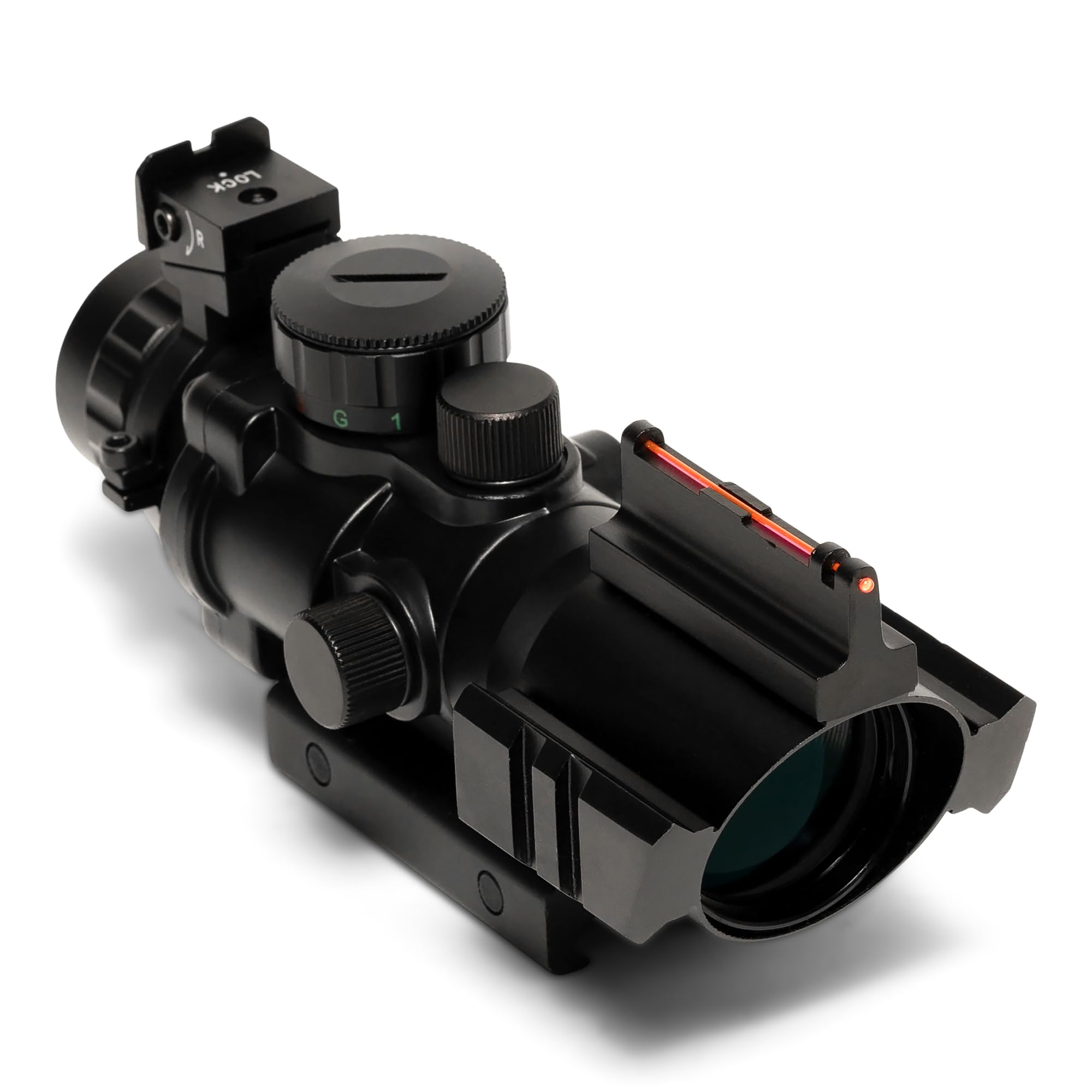 Osprey Global Mil-Dot reticle closeup highlights precise range estimation potential