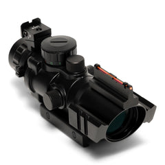 Osprey Global Mil-Dot reticle closeup highlights precise range estimation potential