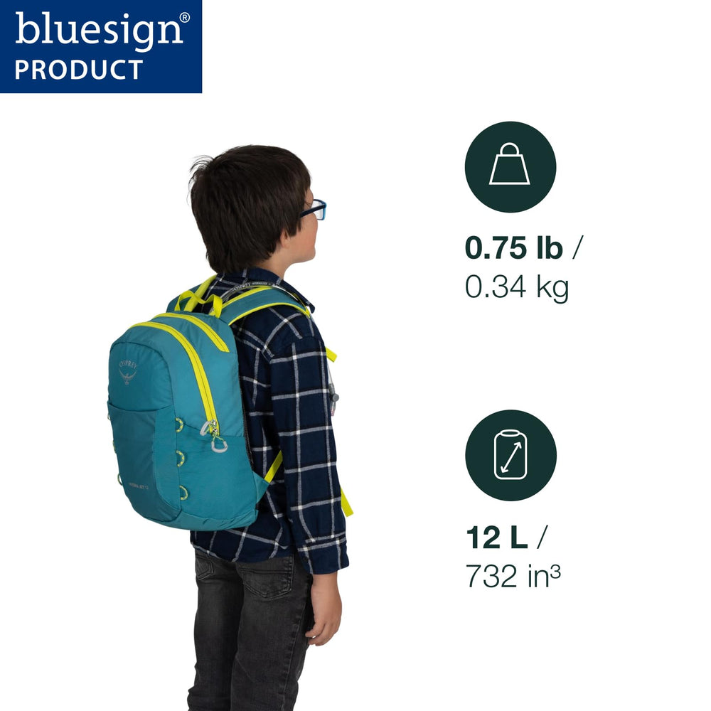 Osprey HydraJet 12L side pocket view for snacks and treasures on trails