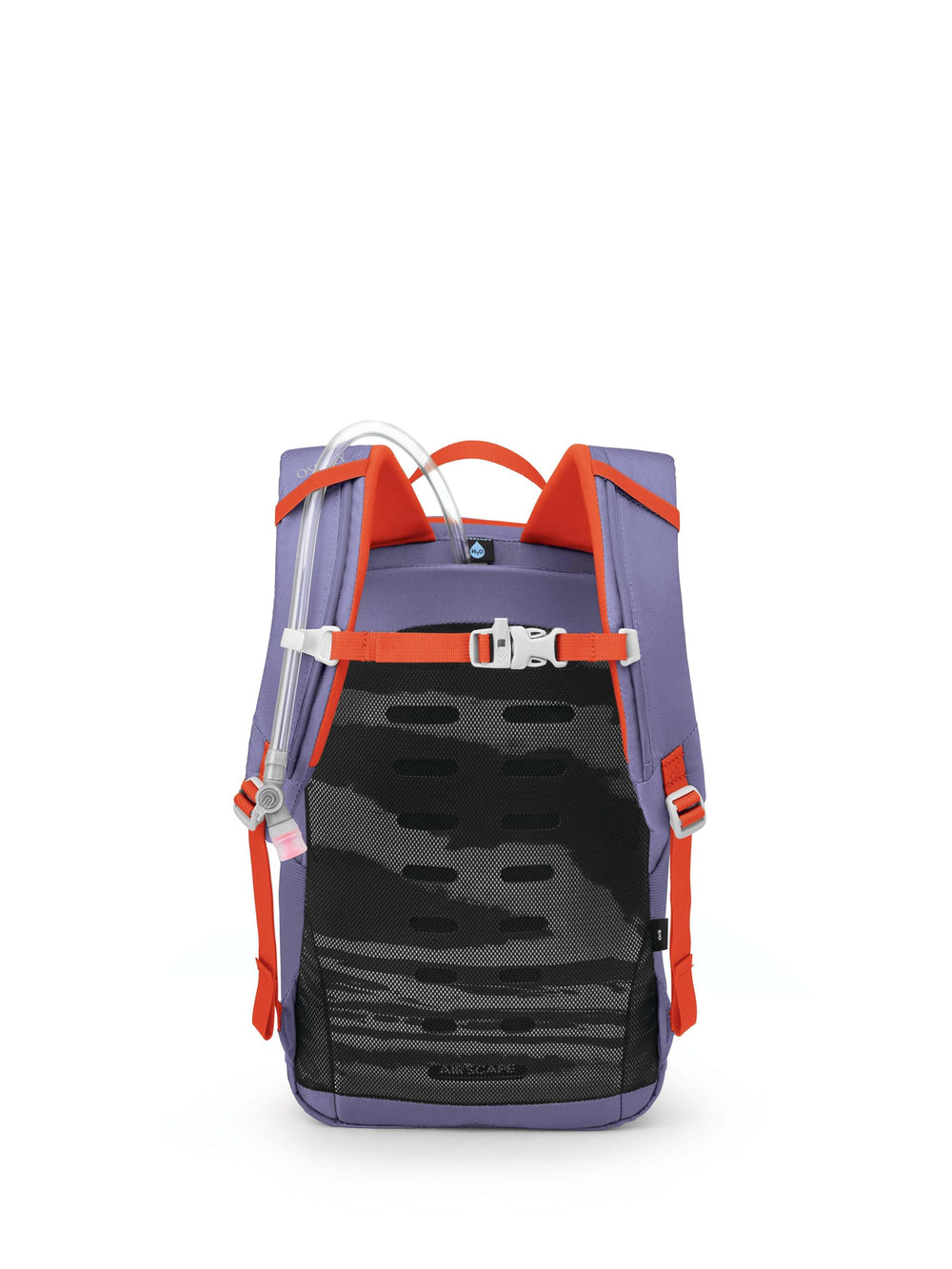 Osprey HydraJet 12L child wearing the pack on a trail