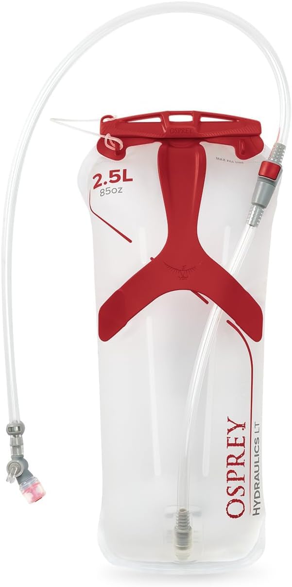 Osprey Hydraulics LT lightweight reservoir design on the back
