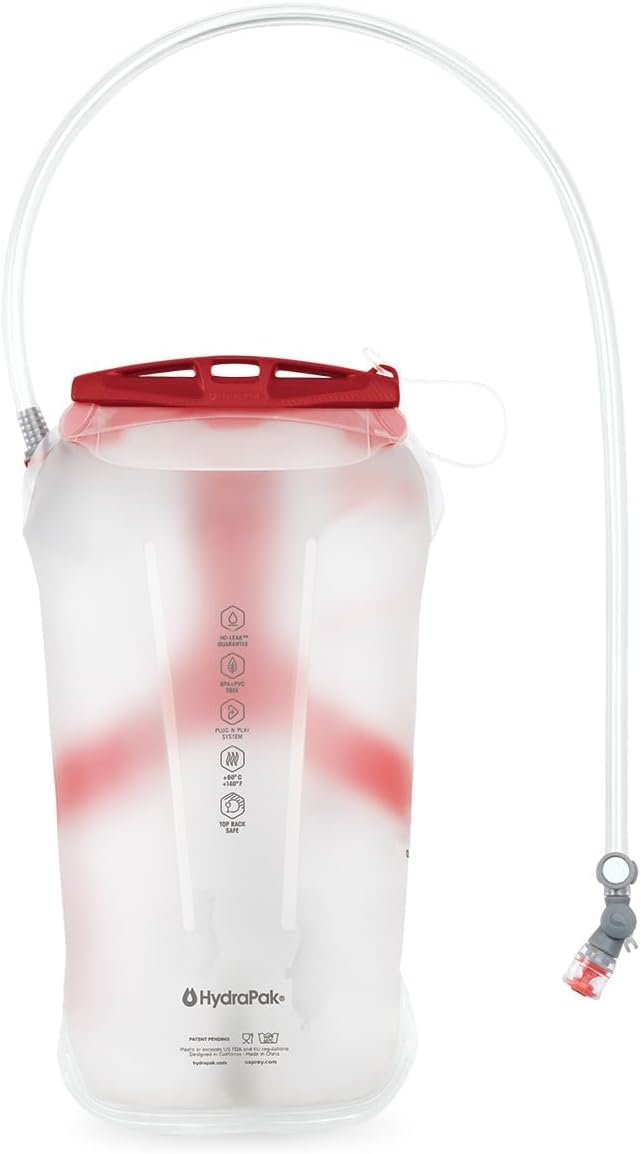 Osprey Hydraulics LT compact reservoir fits internal pockets