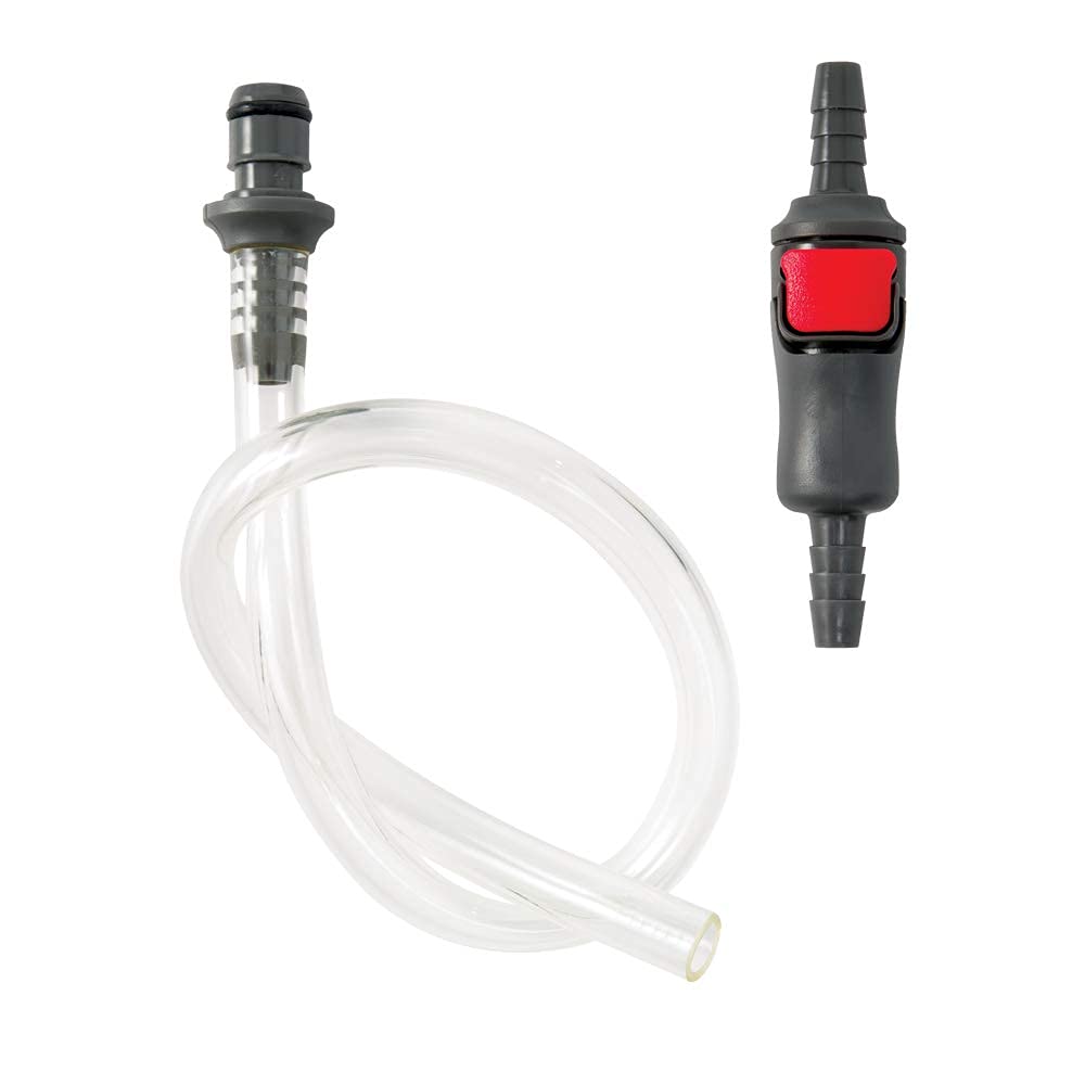 Osprey Hydraulics Quick Connection Kit connectors demonstrate easy hose disconnect for hassle-free hydration.