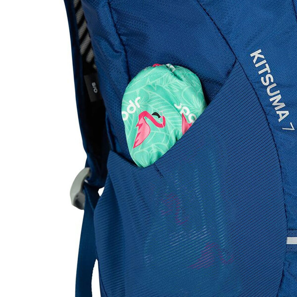 Osprey Kitsuma external scratch free pocket for quick access