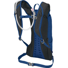 Osprey Hydraulics reservoir included, improves on-bike hydration during mid-distance trails.