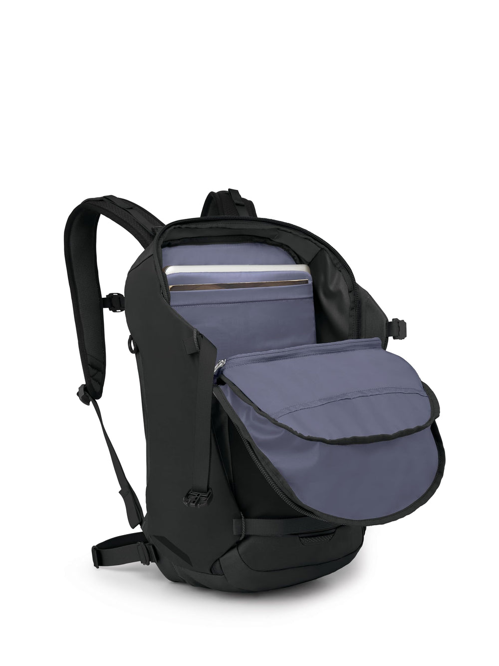 Osprey Metron 24L commuter laptop sleeve guards up to 16-inch devices.