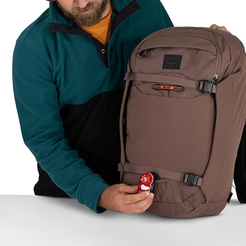Osprey Metron 24L commuter light-attachment loop supports blinky safety lights.