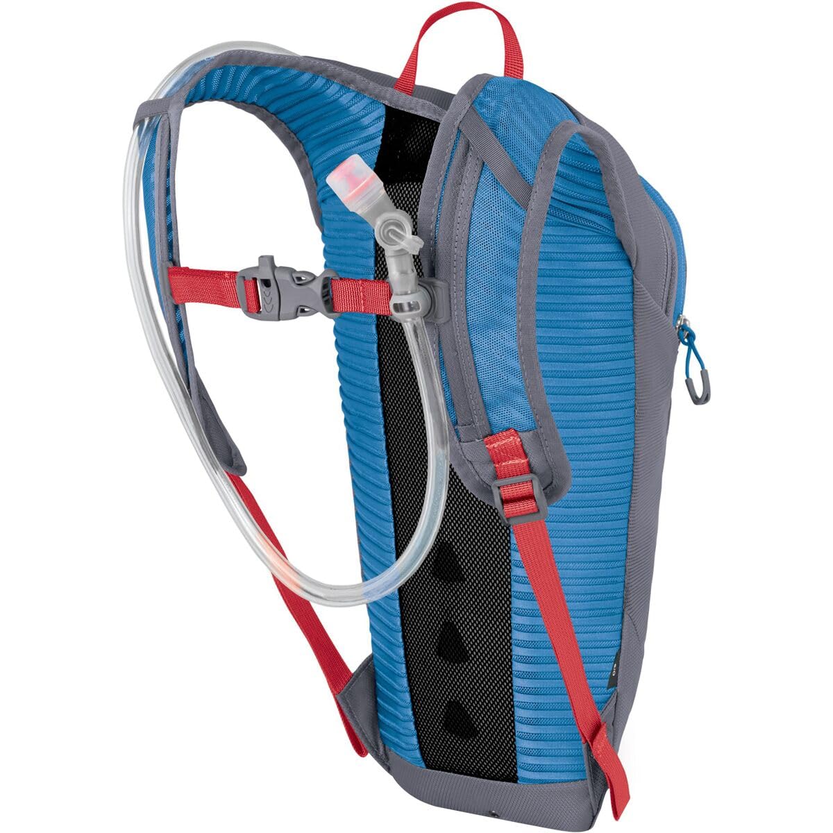 Osprey Moki Hydraulics LT reservoir visible, easy access sip during adventures