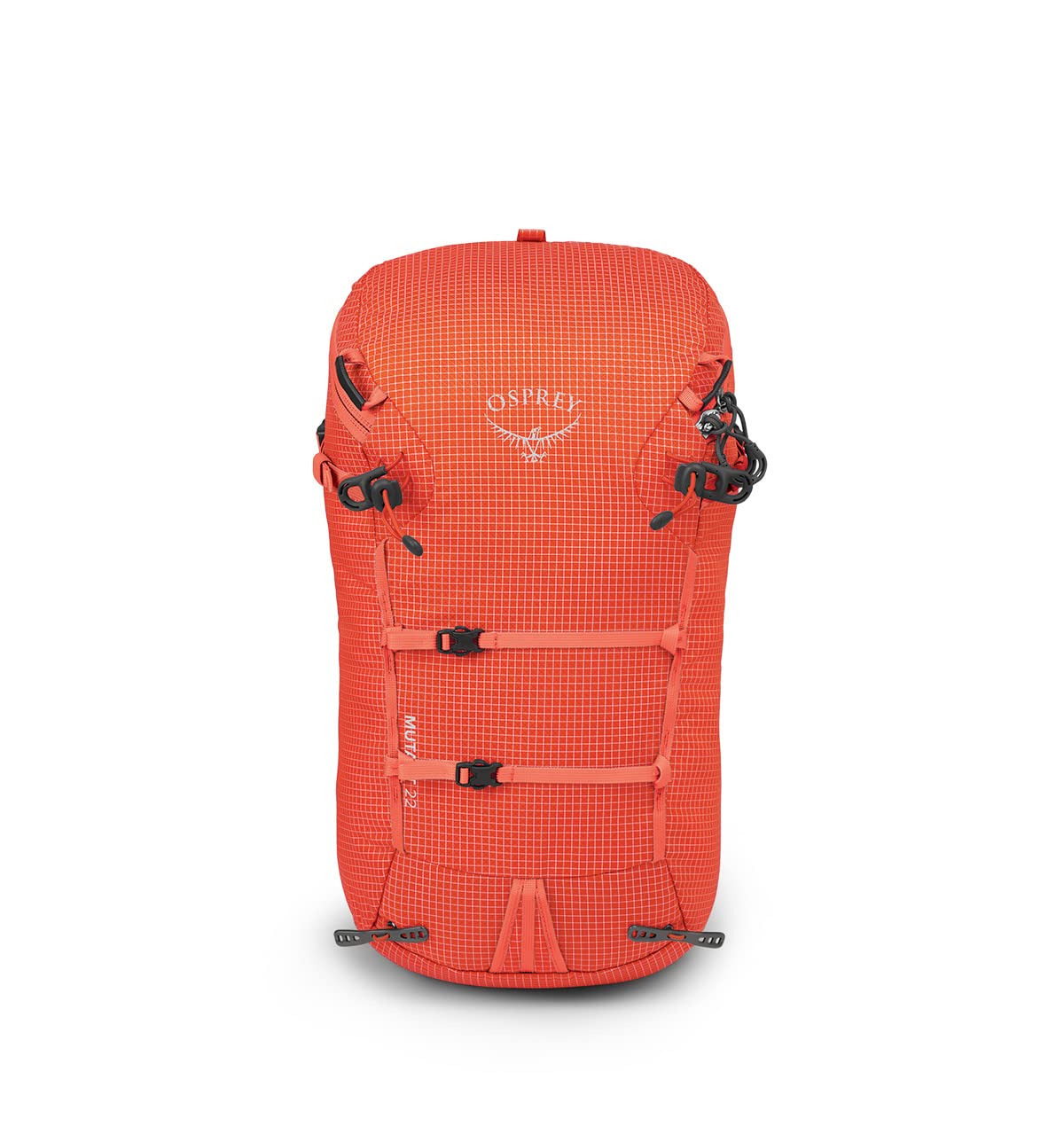 Osprey Mutant 22L with side gear loops for versatile attachment.