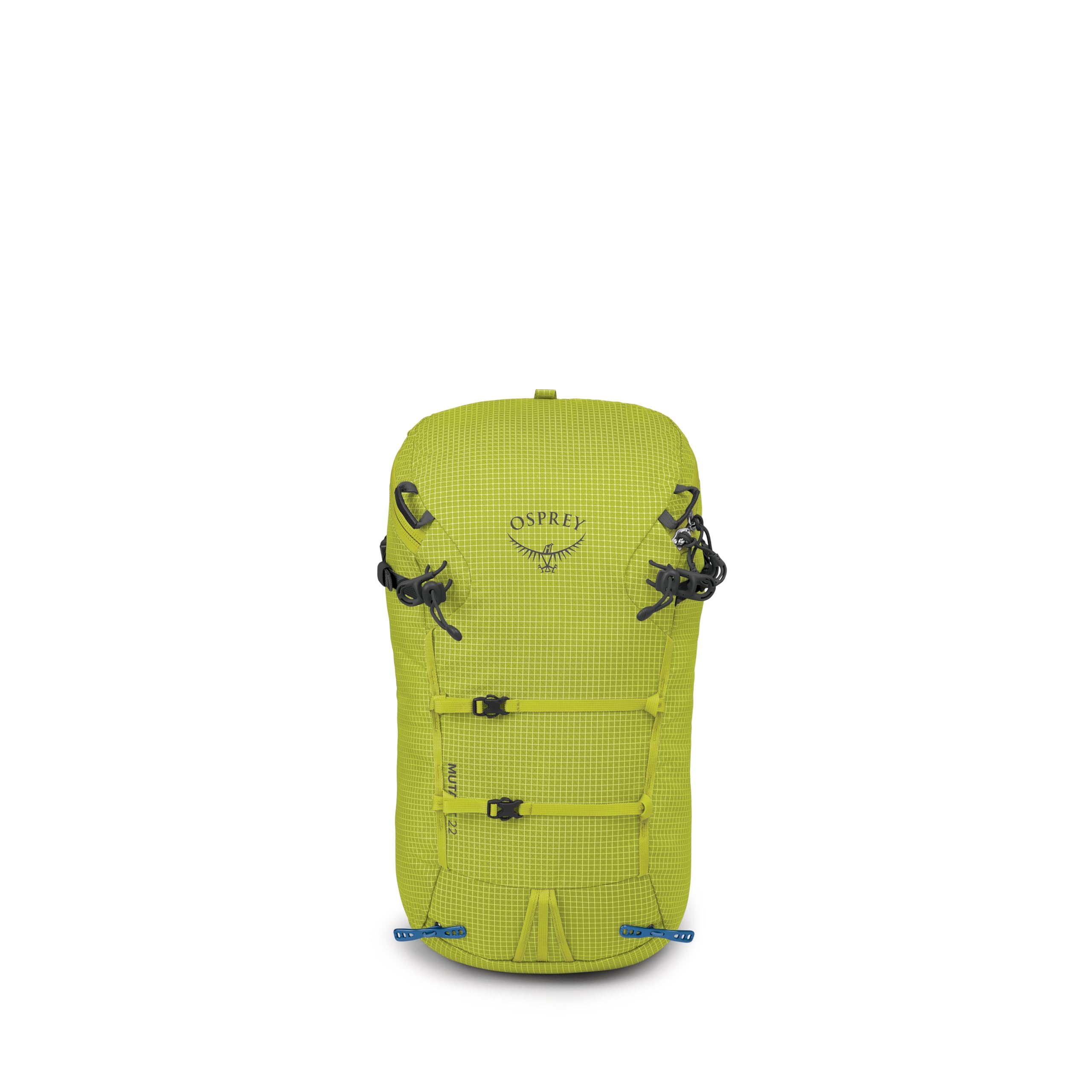 Osprey Mutant 22L ice gear carry loops for quick access.