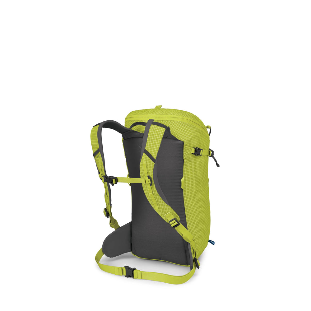 Osprey Mutant 22L removable web belt with padded hipwings.